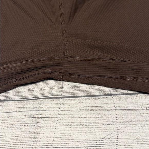 🍋Lululemon Align Ribbed High-Rise Pant 28" Size 8 Dark Brown Java?? W5EU7S🍋 - Picture 9 of 15